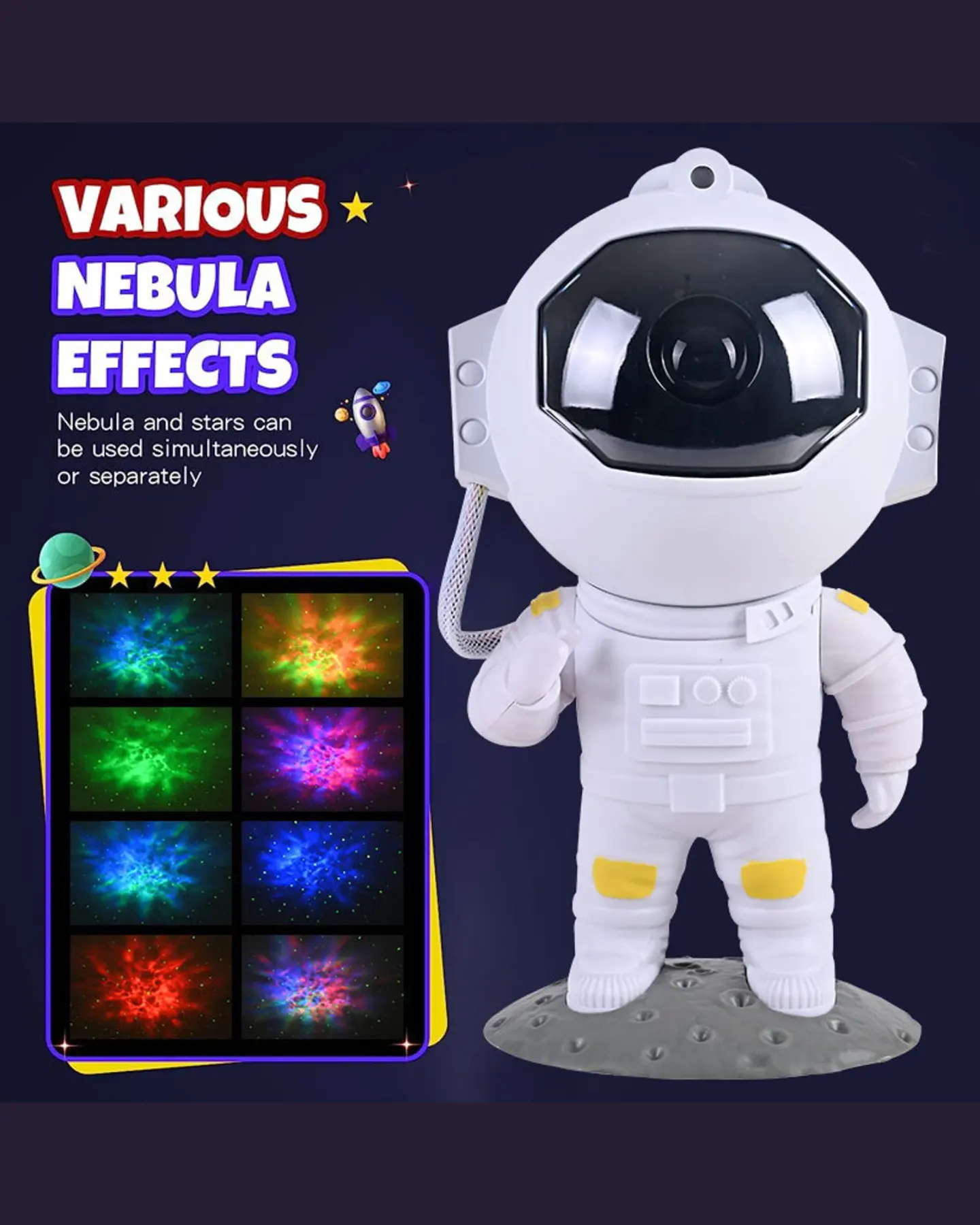 Astronaut Star Projector, view 4