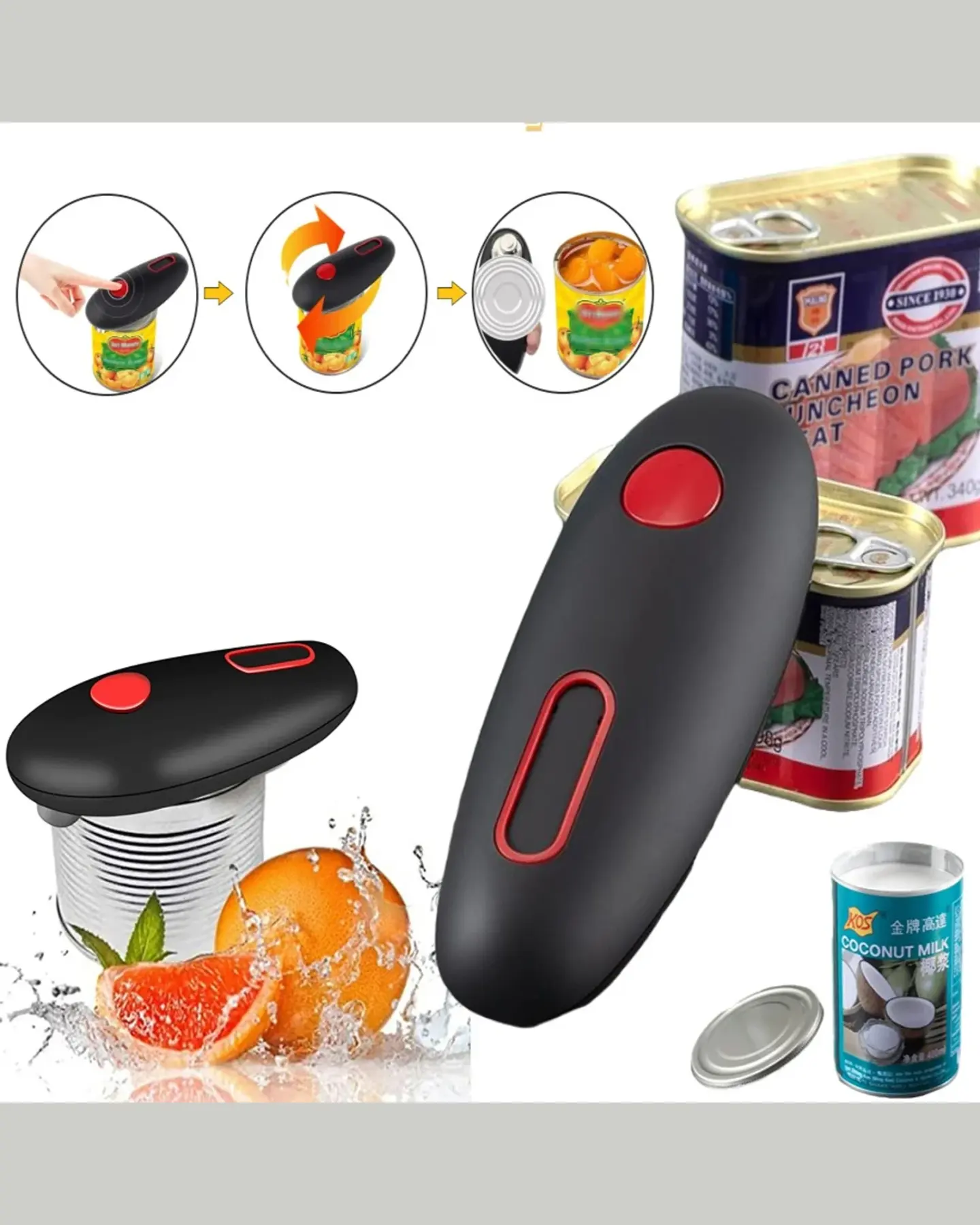Hands-Free Electric Can Opener
