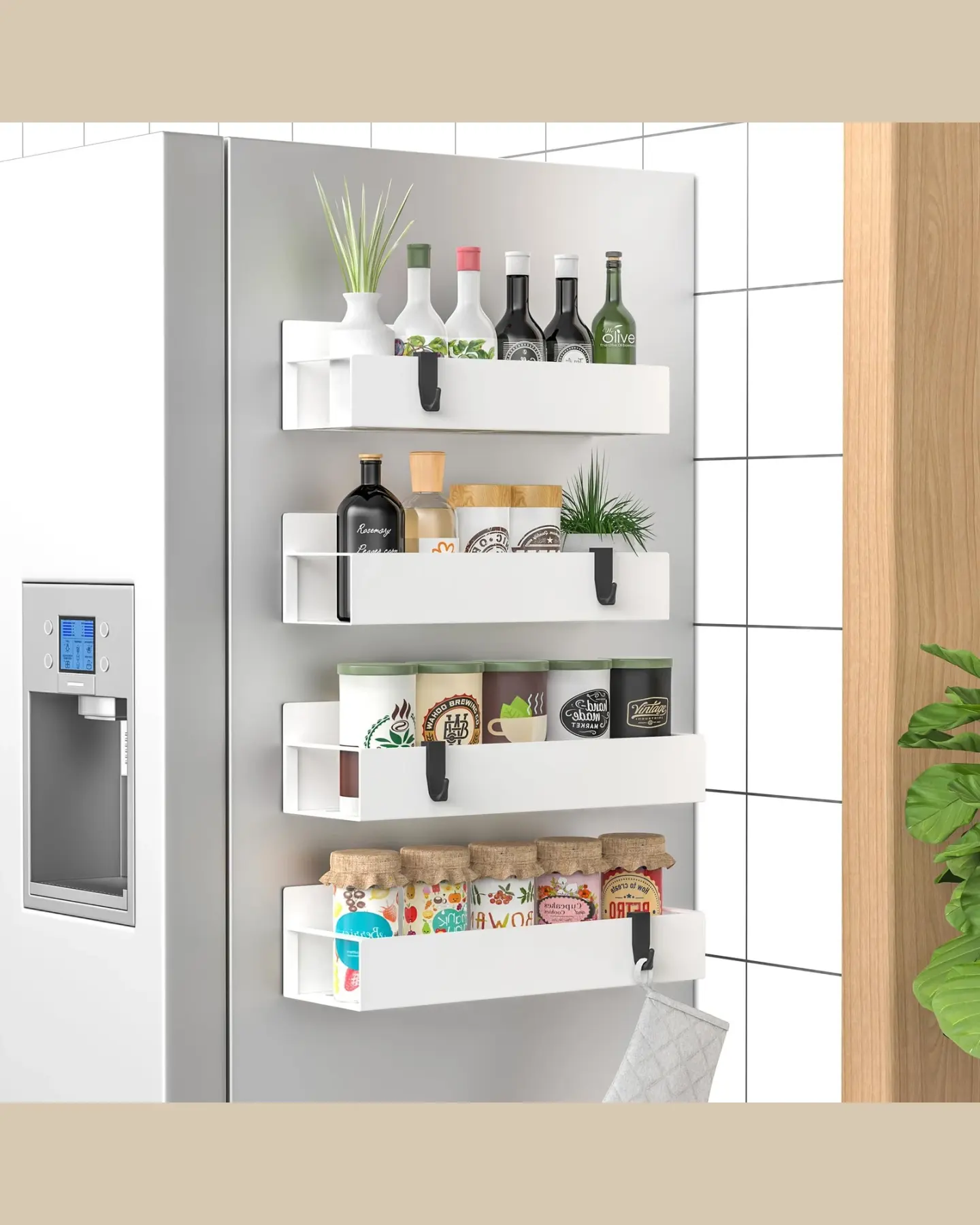 Magnetic Fridge Shelf