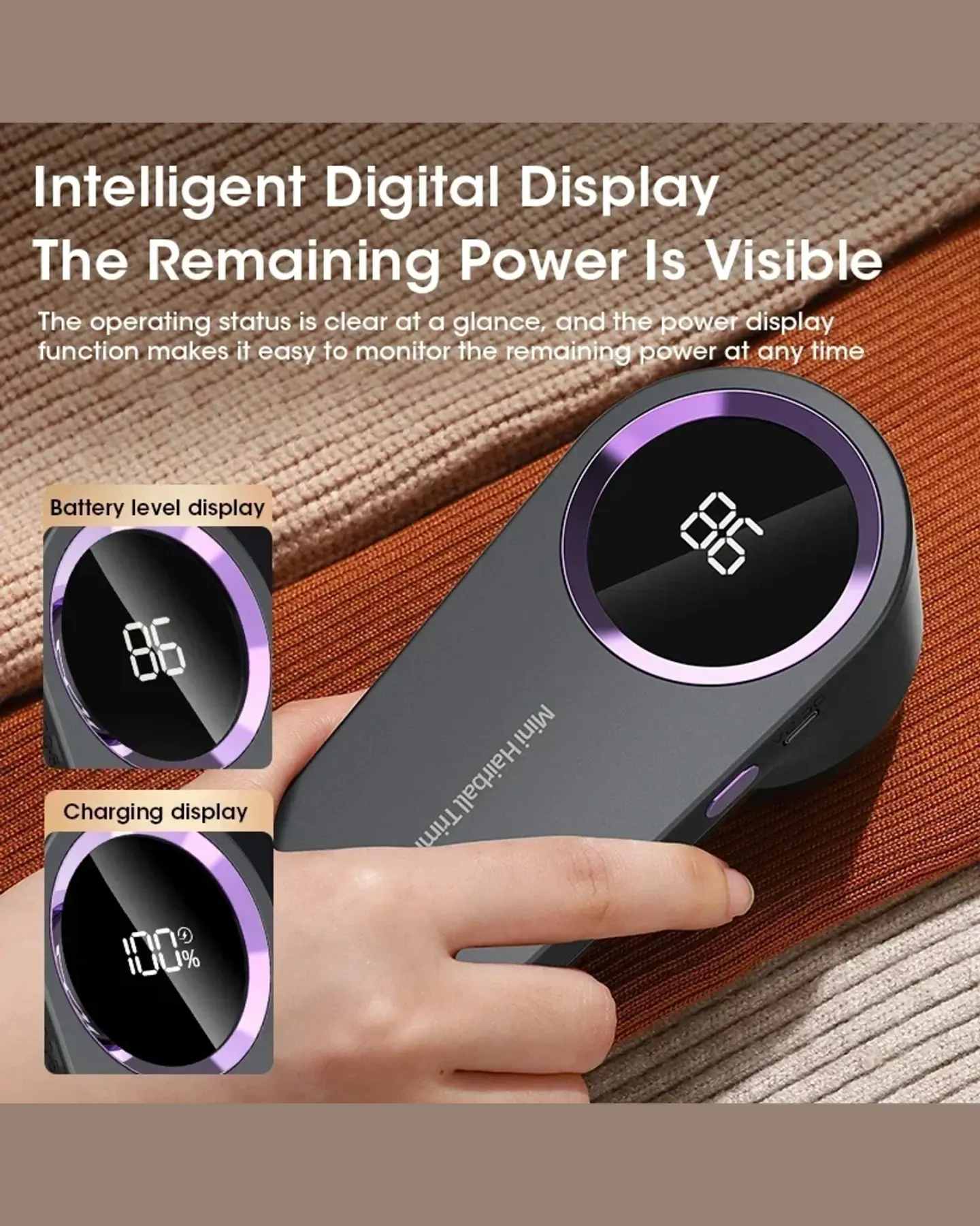 Rechargeable Fabric Shaver