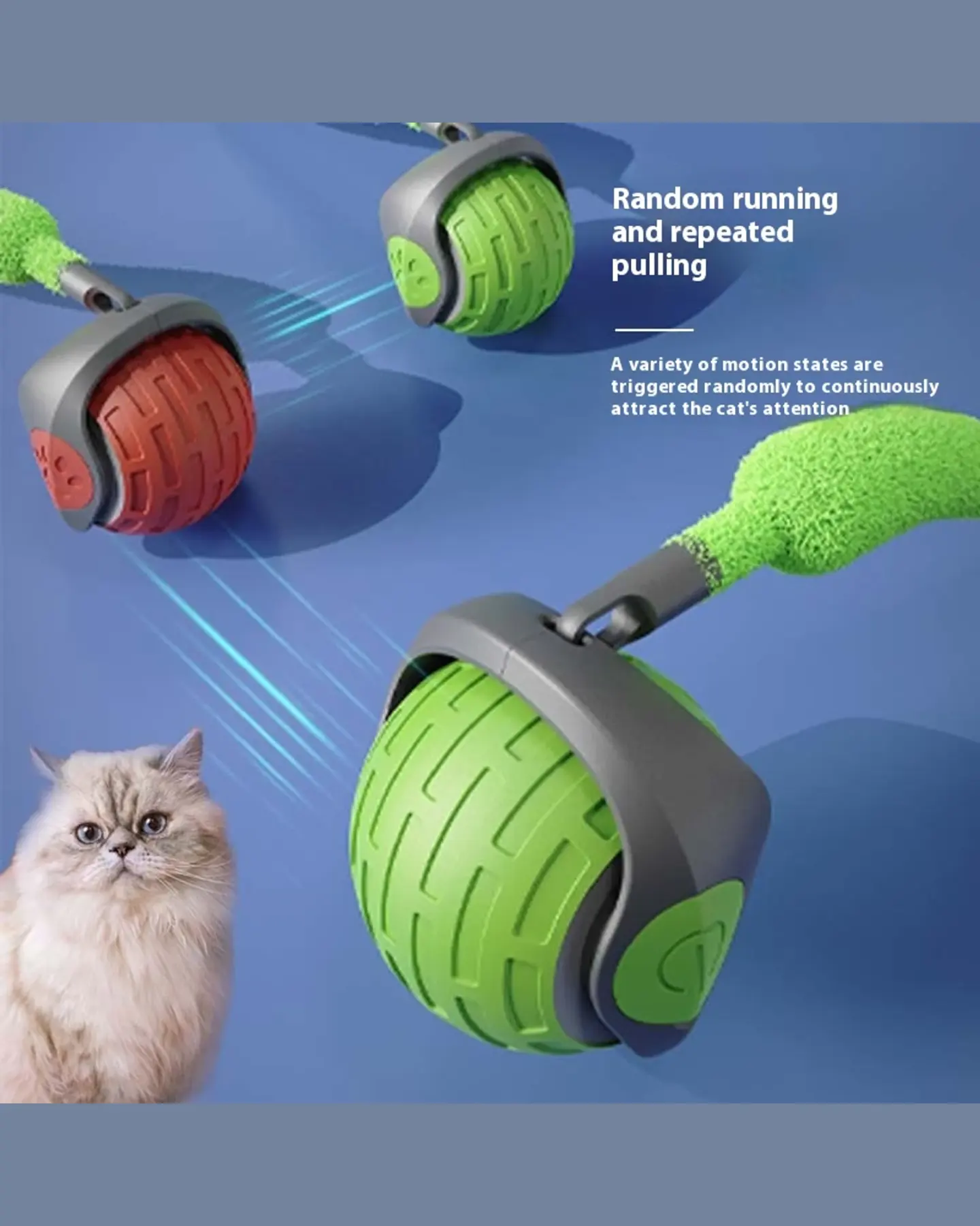 Auto Rolling Cat Ball, view 2
