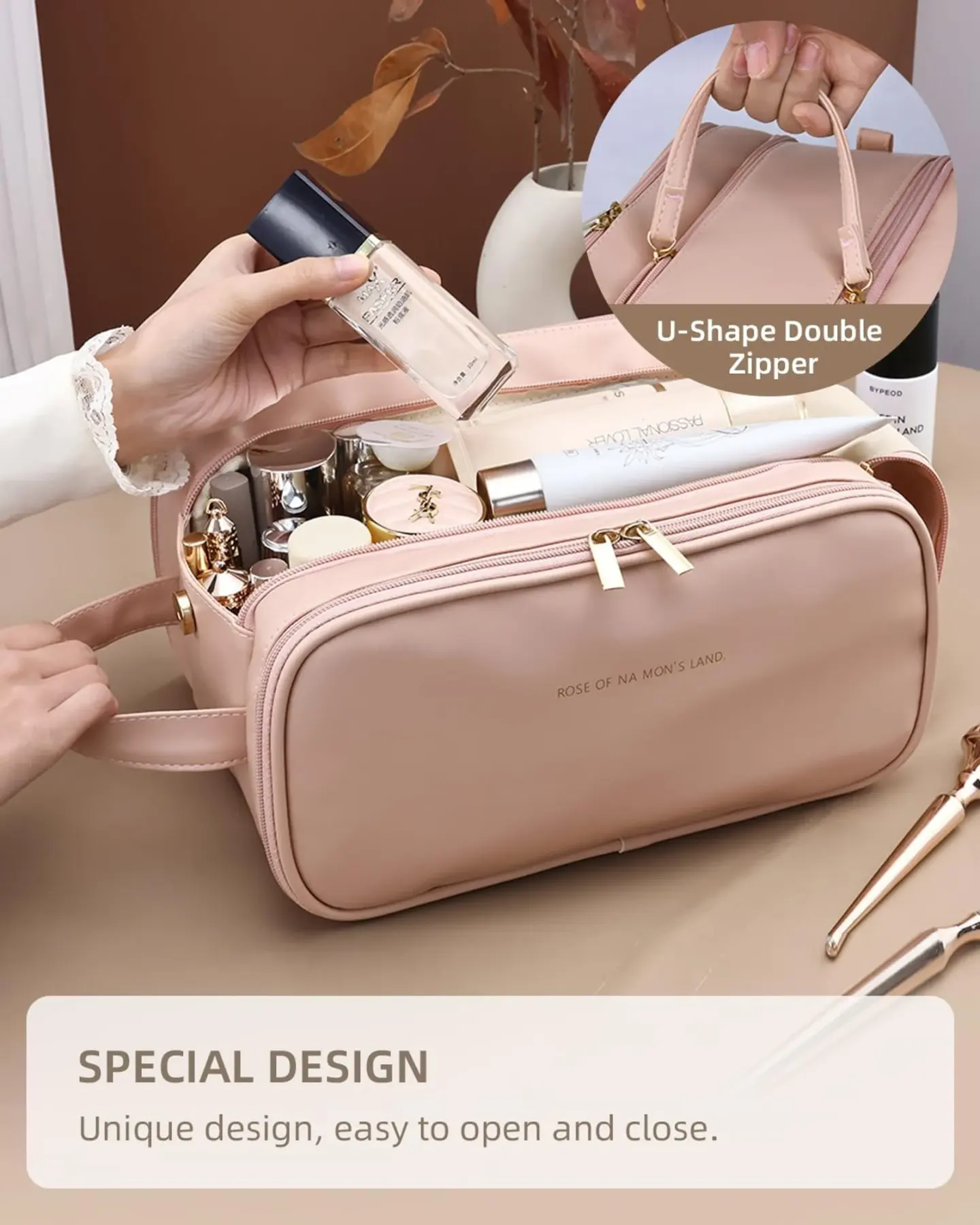 Large Flat-Lay Makeup Bag, view 2