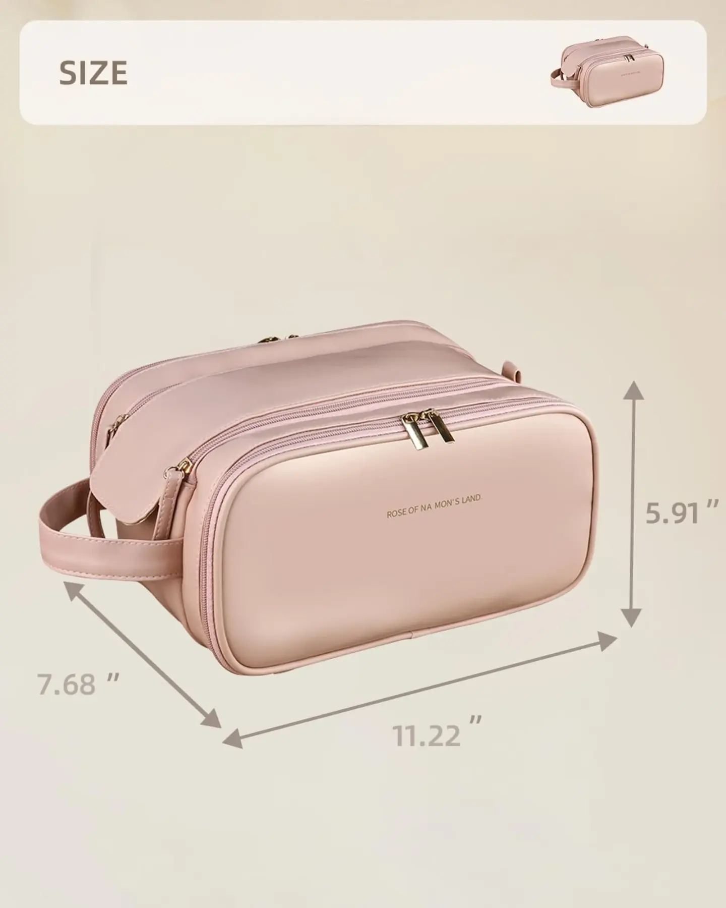 Large Flat-Lay Makeup Bag, view 4