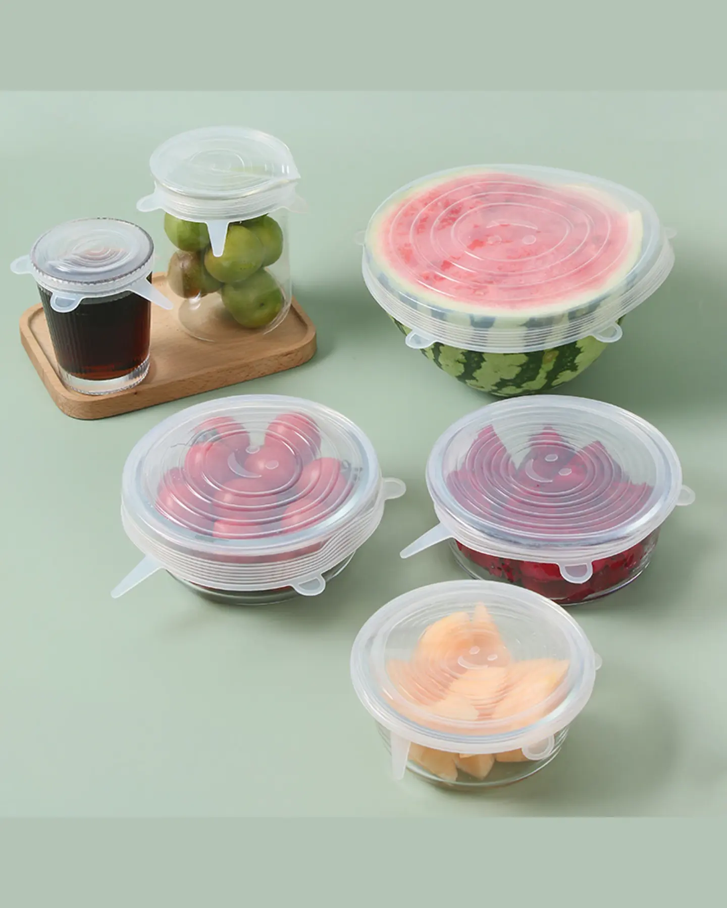 Silicone Stretch Lids (6-Pack)