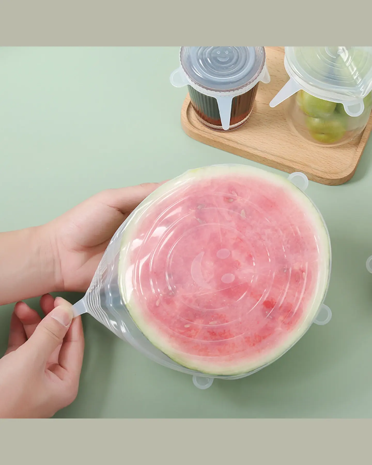 Silicone Stretch Lids (6-Pack), view 4