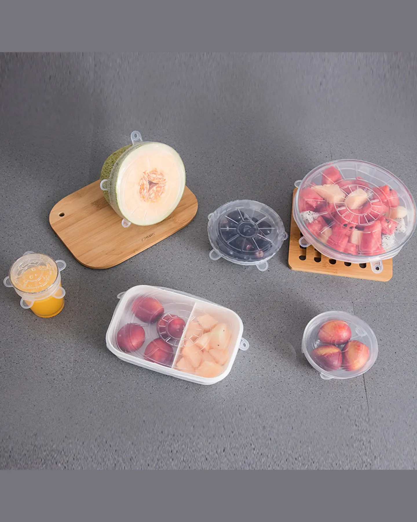 Silicone Stretch Lids (6-Pack), view 5