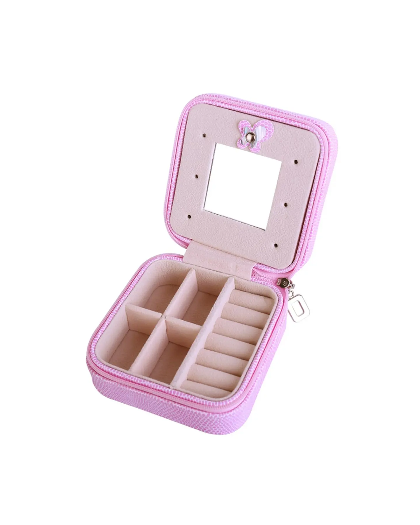 Travel Jewelry Case with Mirror, view 4