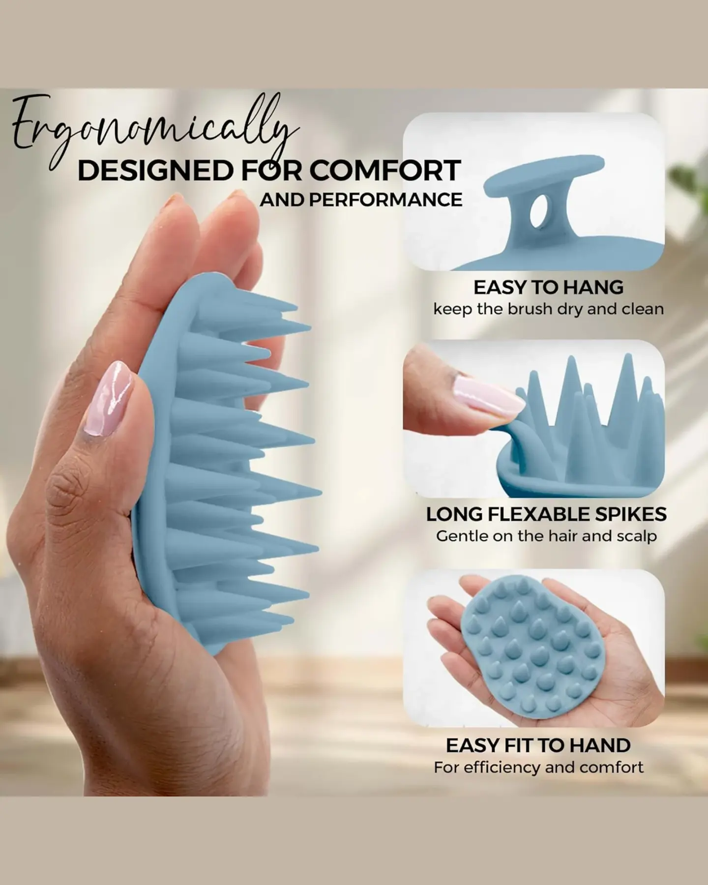 Scalp Massager Shampoo Brush, view 5