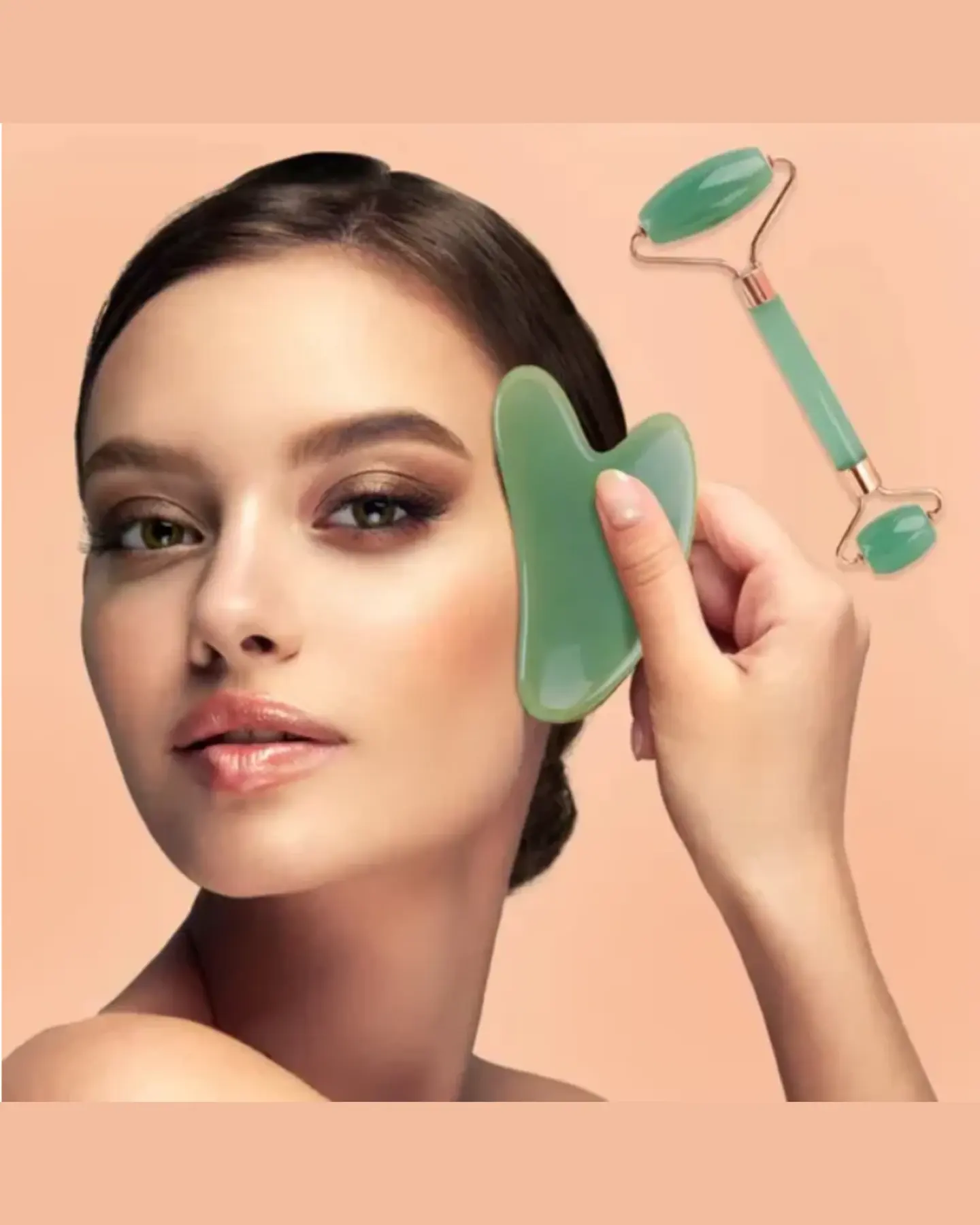 Facial Roller & Gua Sha Set