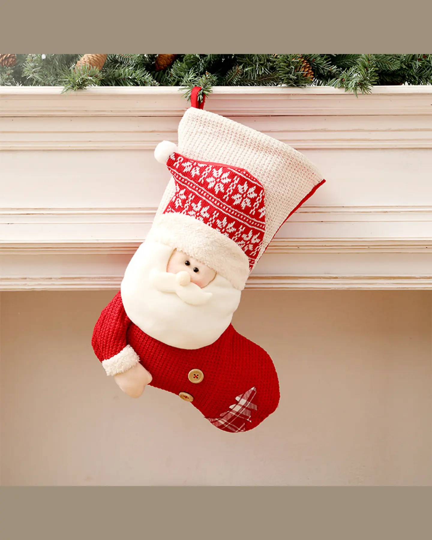 Knit Christmas Stocking, view 4