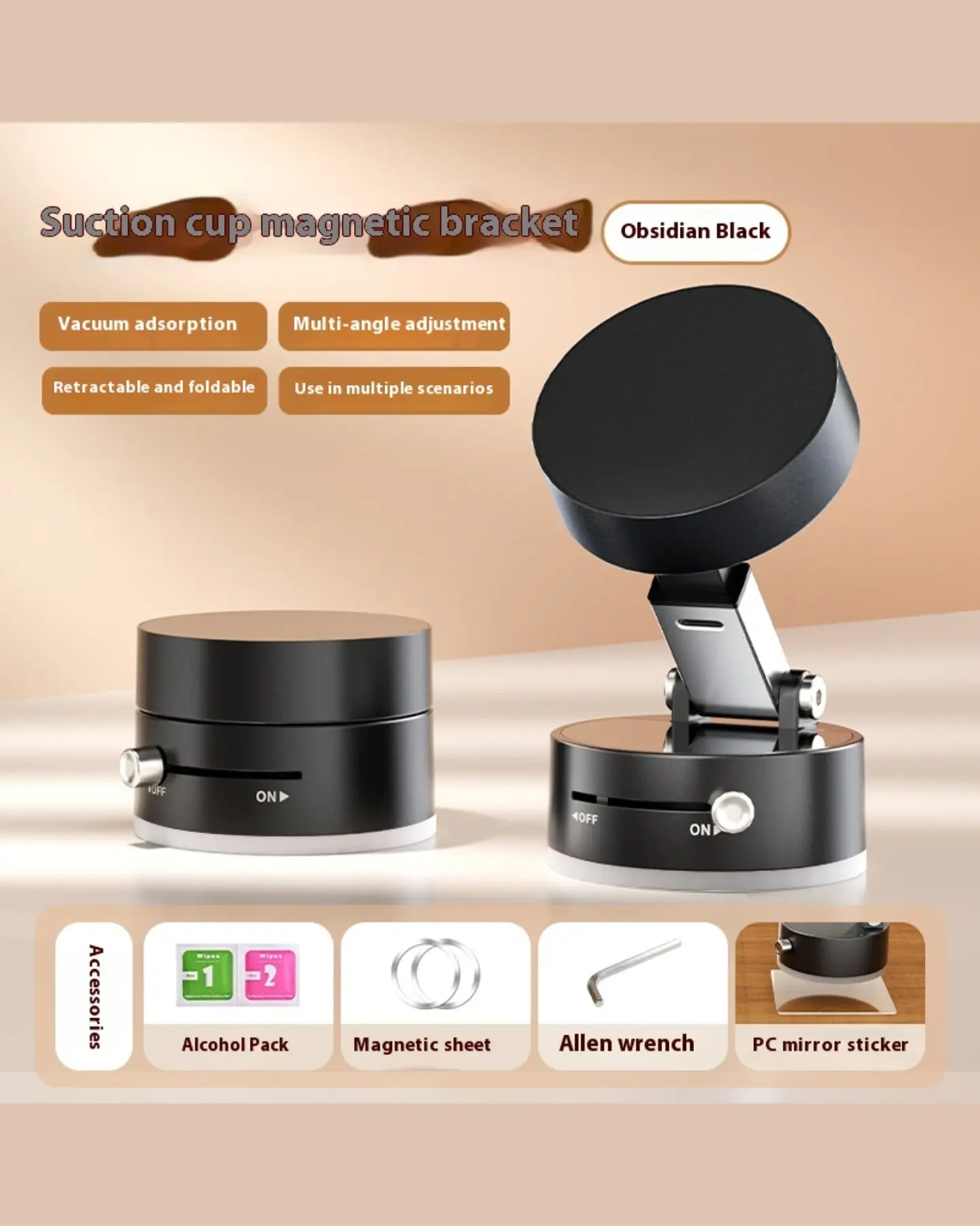 Vacuum Magnetic Phone Mount, view 4