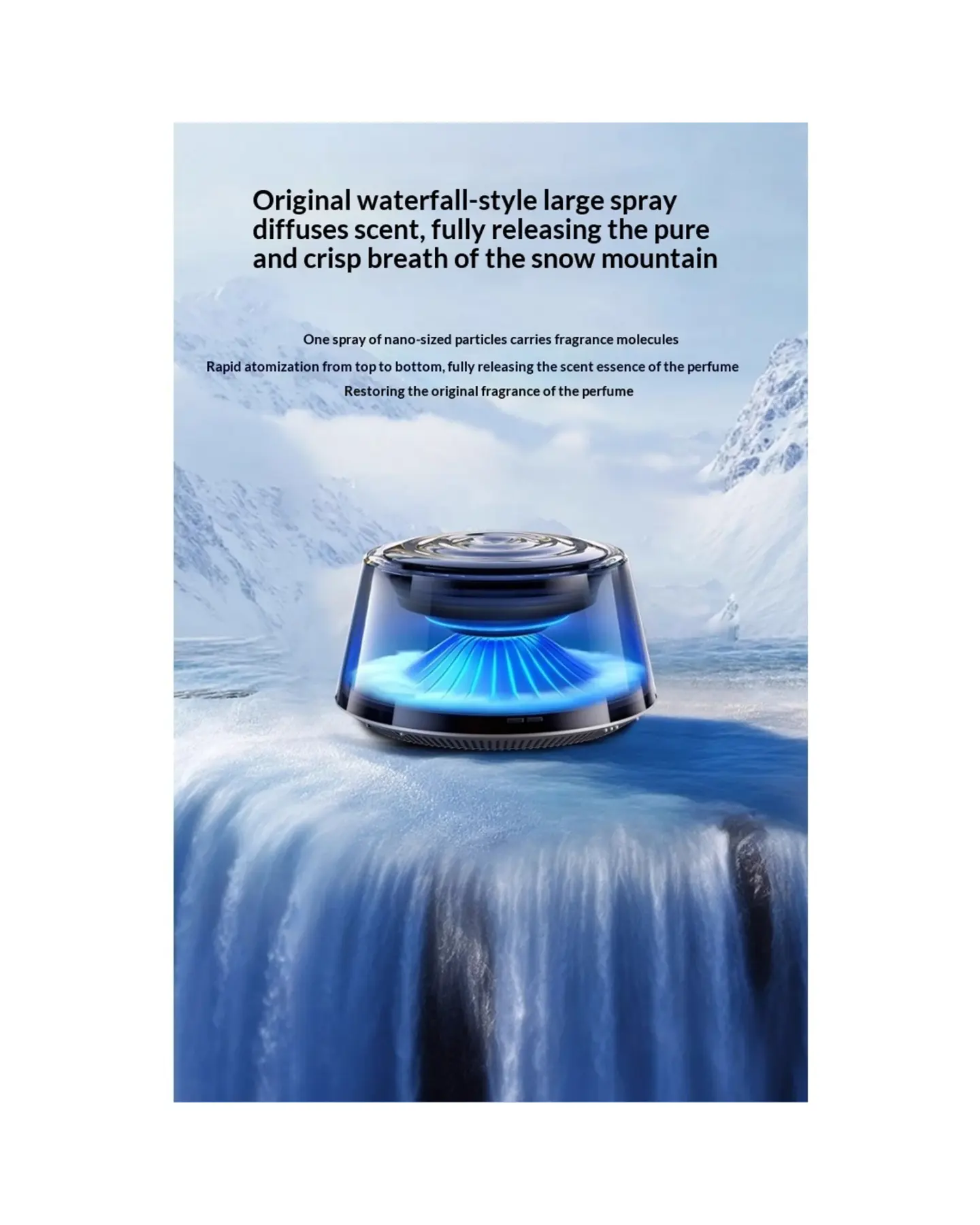 Frostpeak Automatic Car Fragrance Diffuser with Glow Base, view 6