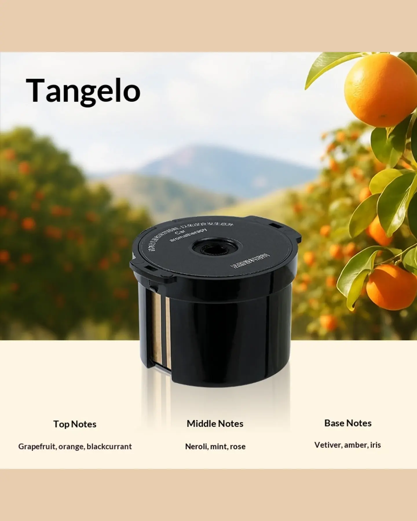 Whisper Mist Waterless Car Scent Diffuser with Ambient Light, view 5