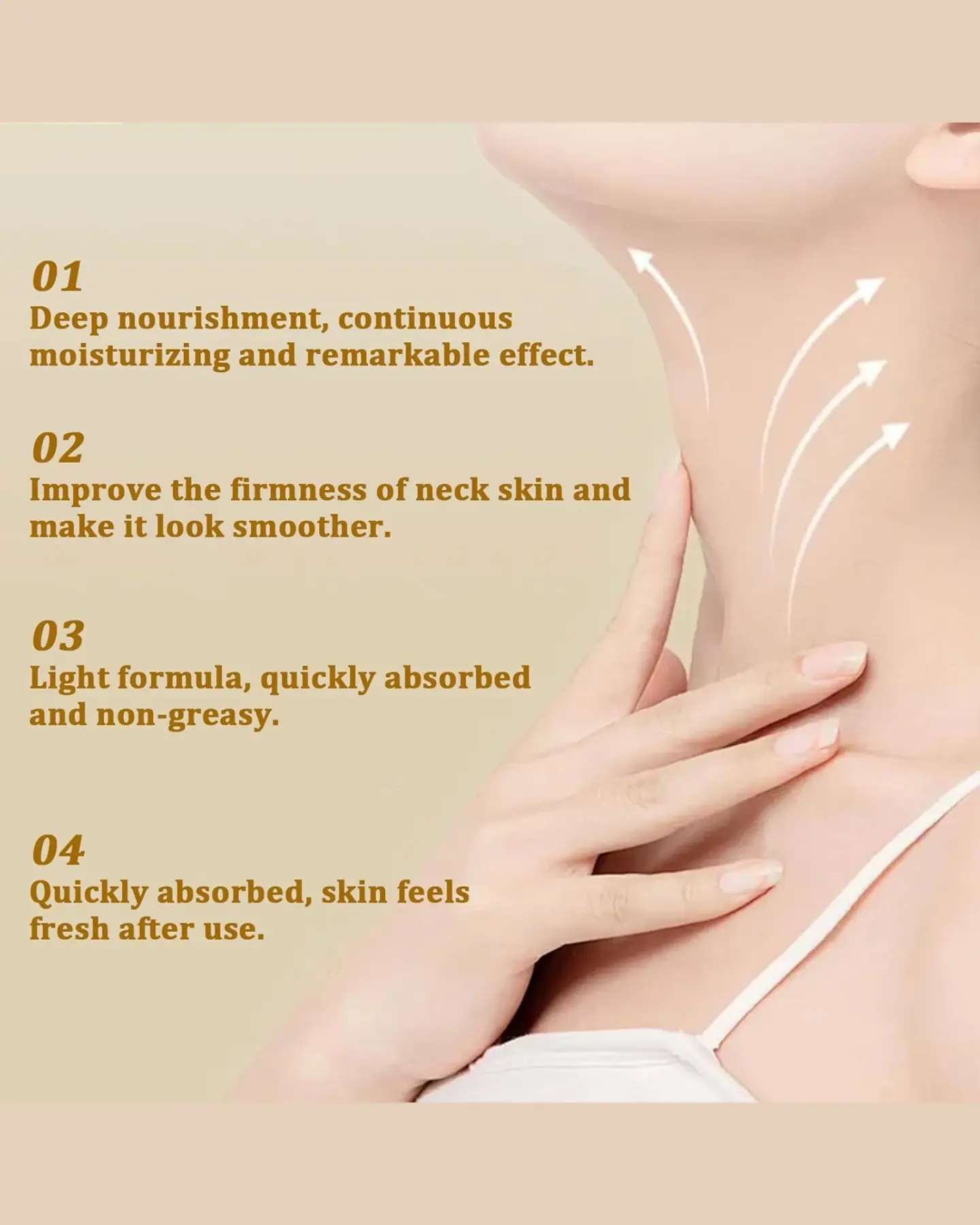 Firming Neck Cream with Double Massage Roller, 120 g, view 5
