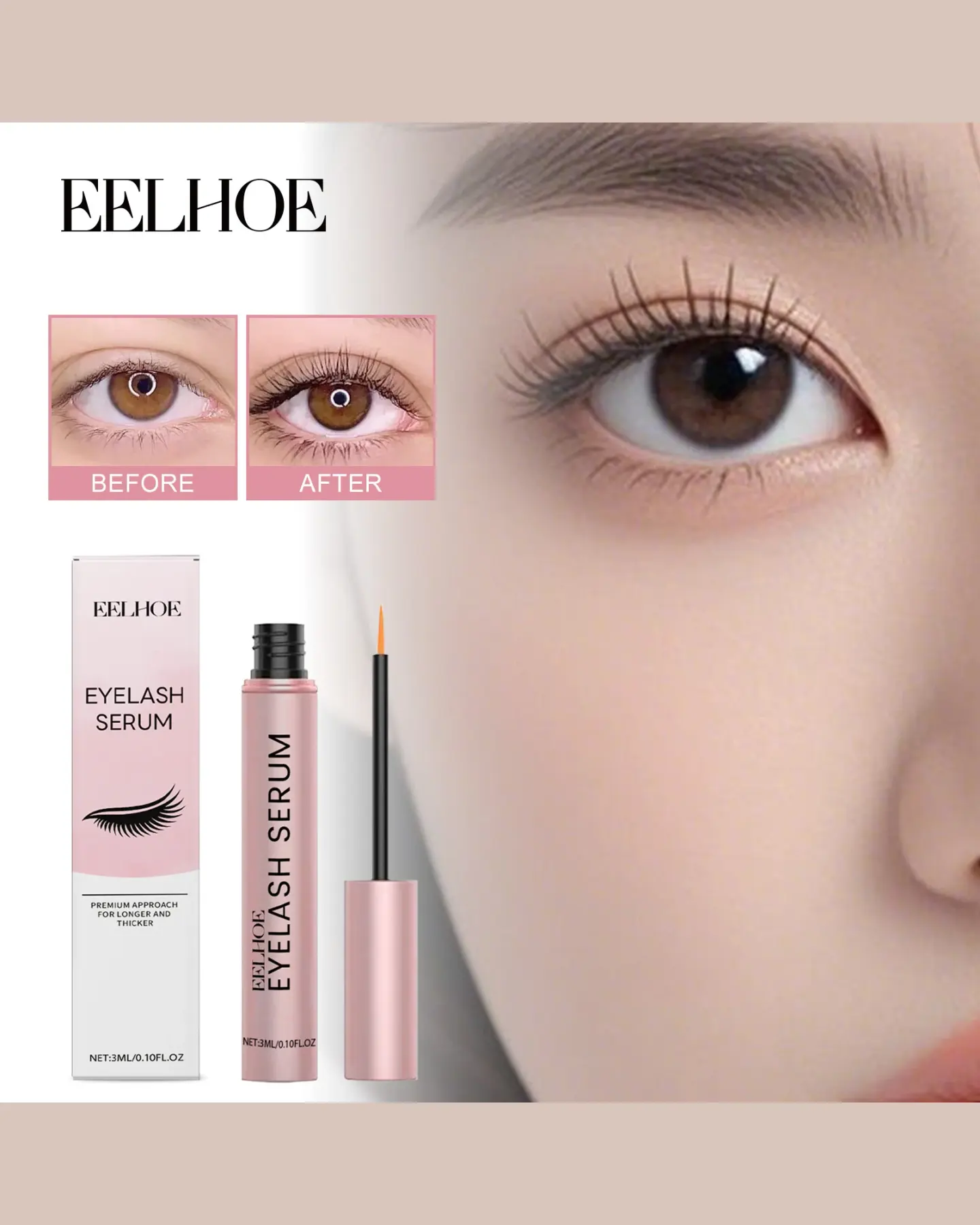 Lash Conditioning Serum for Longer-Looking Lashes, 3 ml, view 3