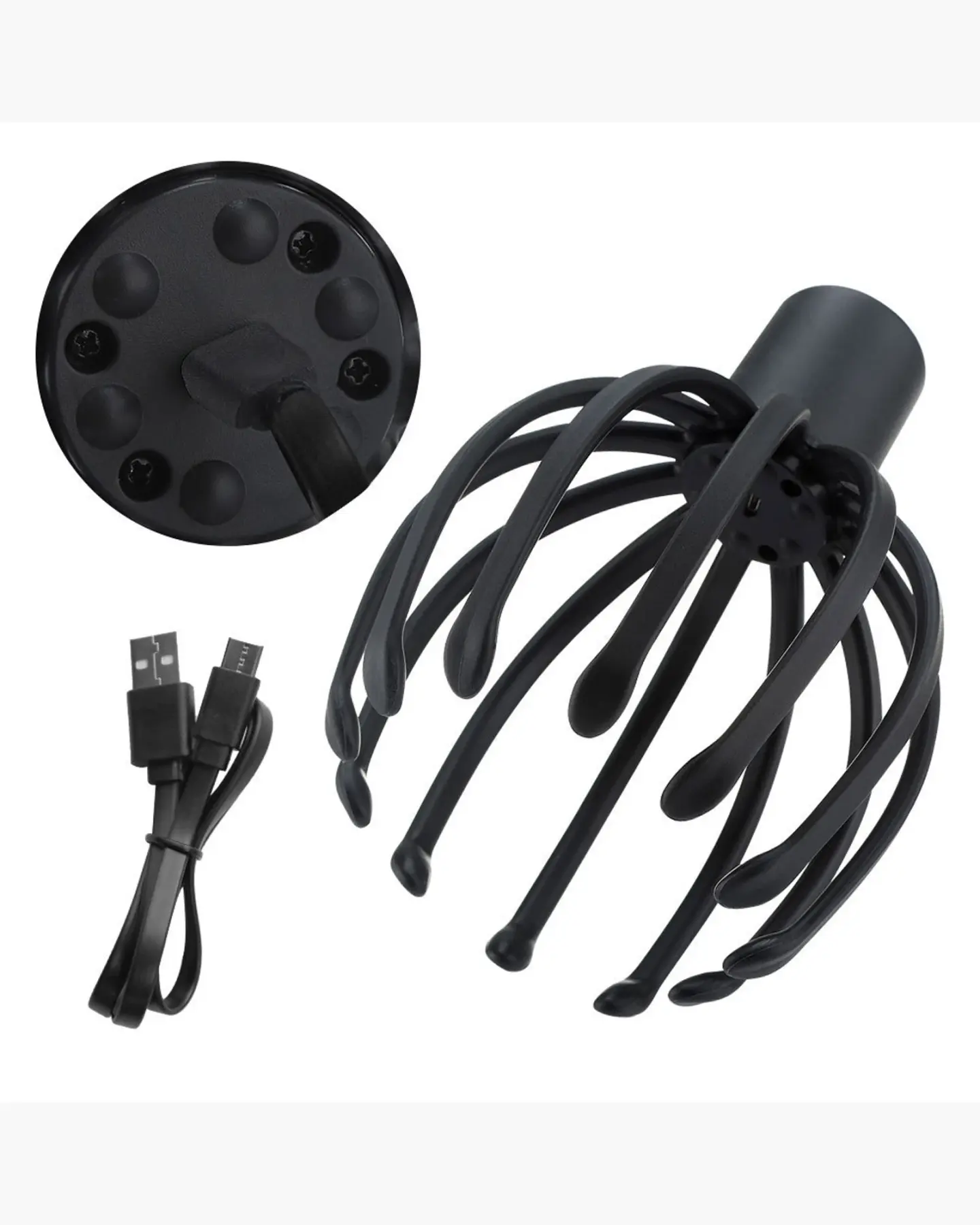 Electric Scalp Massager, Rechargeable with 12 Soft Nodes, view 2