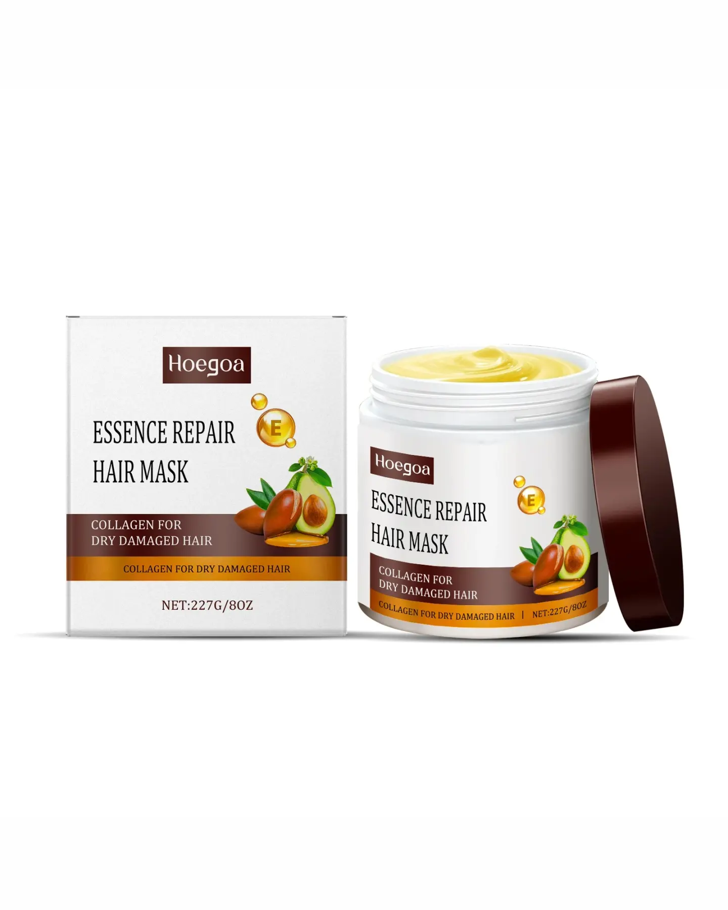 Collagen & Keratin Repair Hair Mask, Deep Conditioning, 227 g