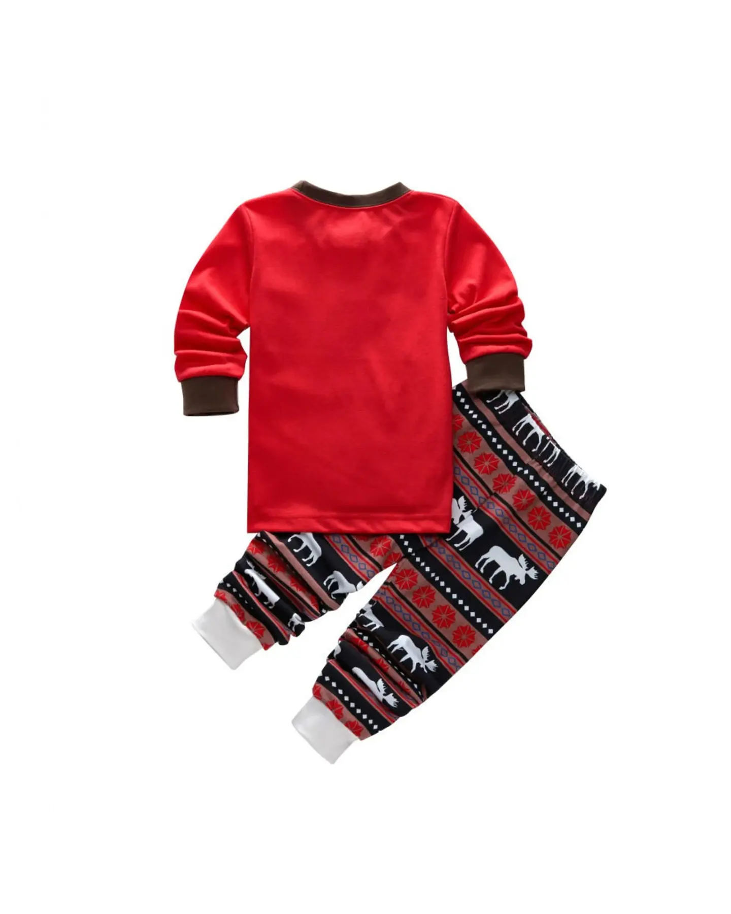 Matching Family Christmas Pajamas, Moose Plaid Sets for All Ages, view 7