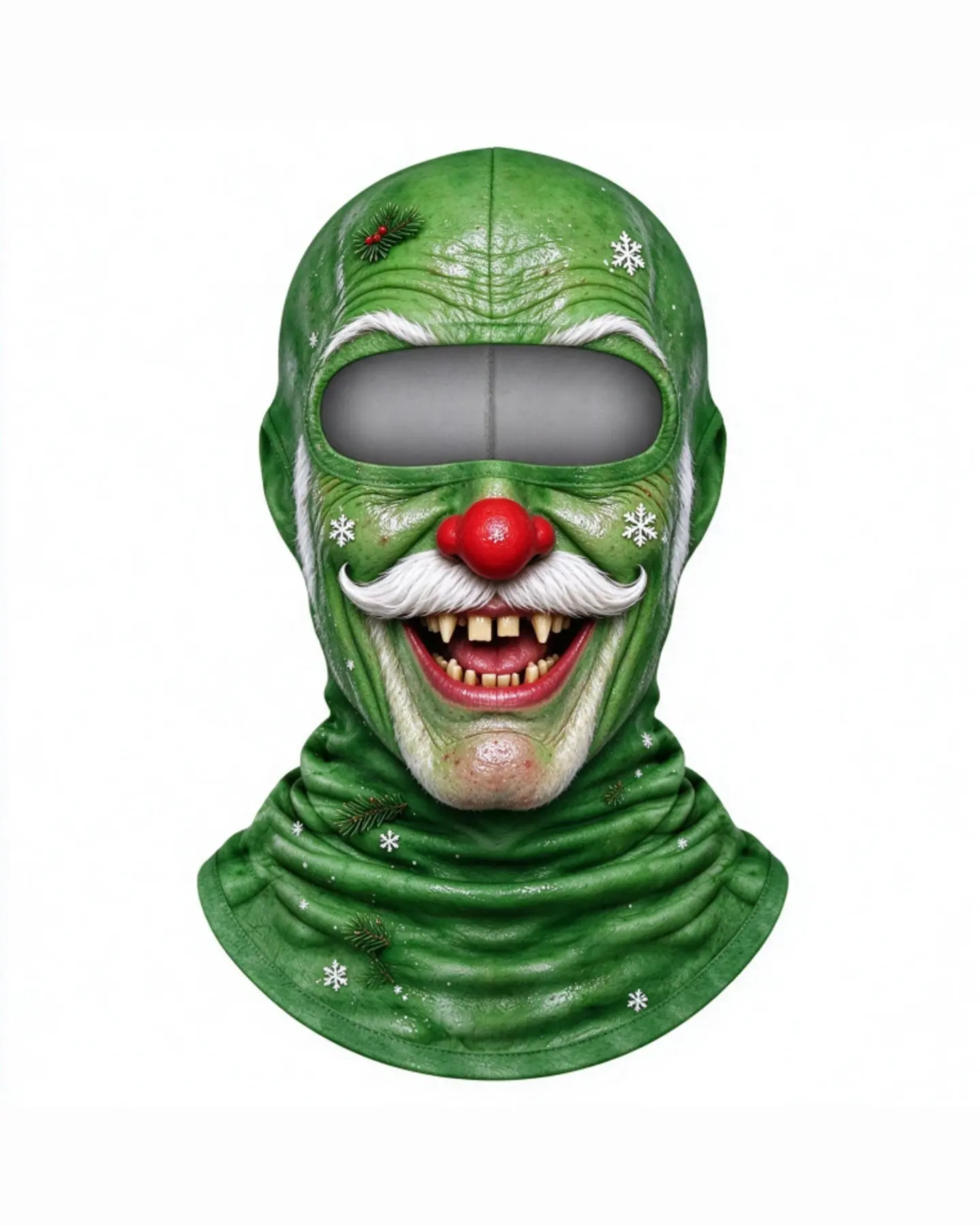 Funny Realistic Face Ski Mask, Novelty Knit Balaclava, view 6