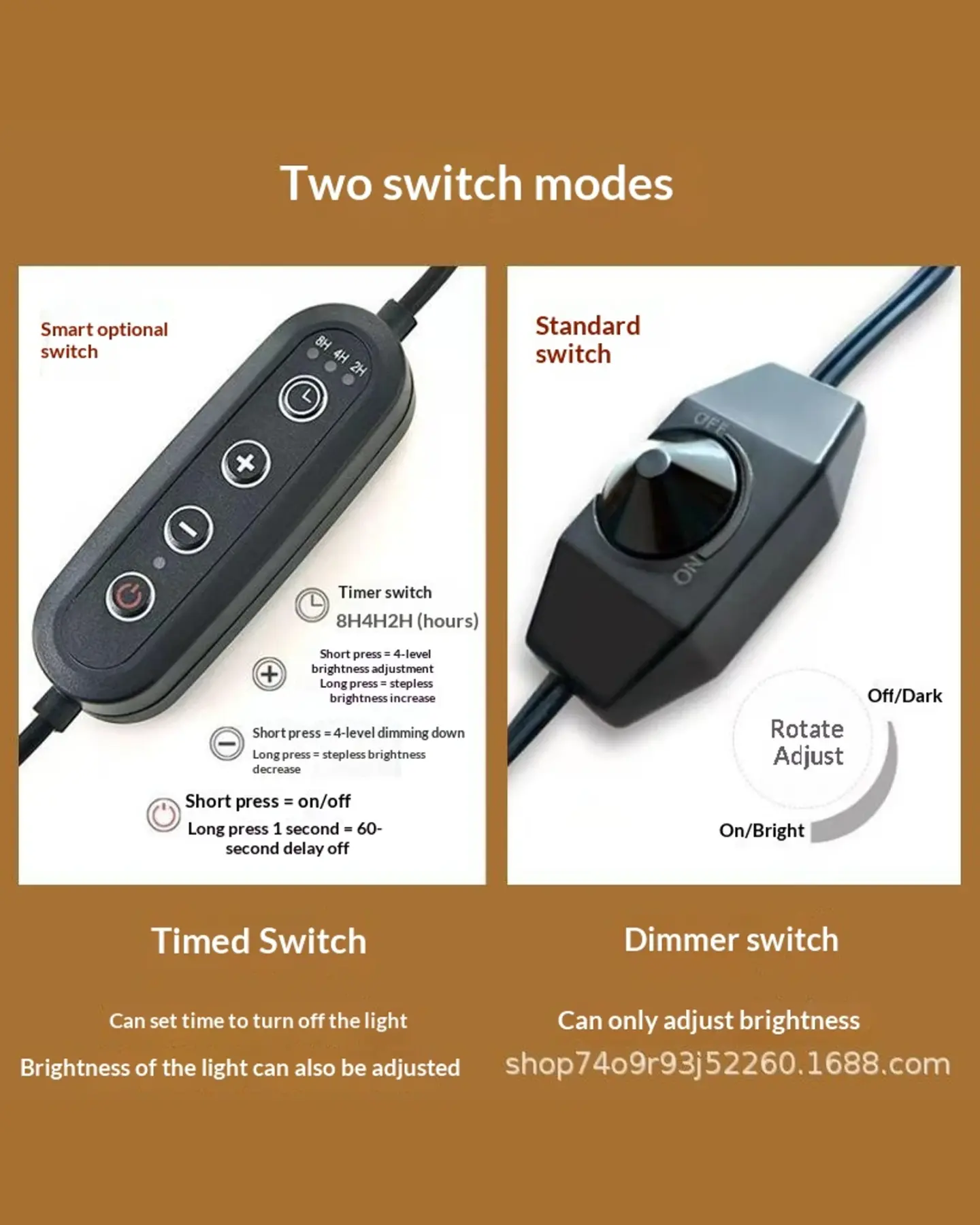 Dimmable Candle Warmer Lamp with Timer, Flame-Free Candle Melter, view 4
