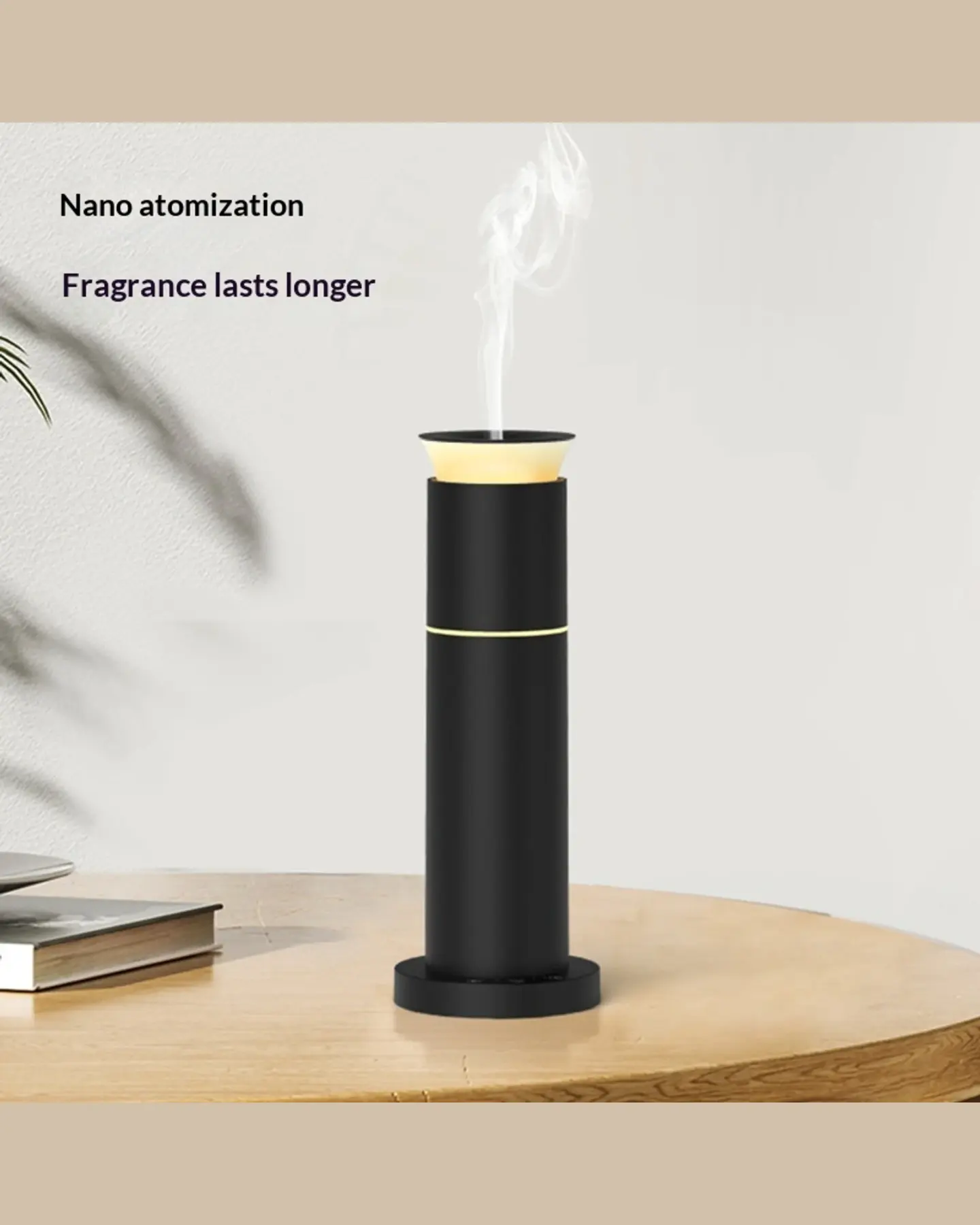 Waterless Essential Oil Diffuser, Cordless Nebulizer with Timer, view 2