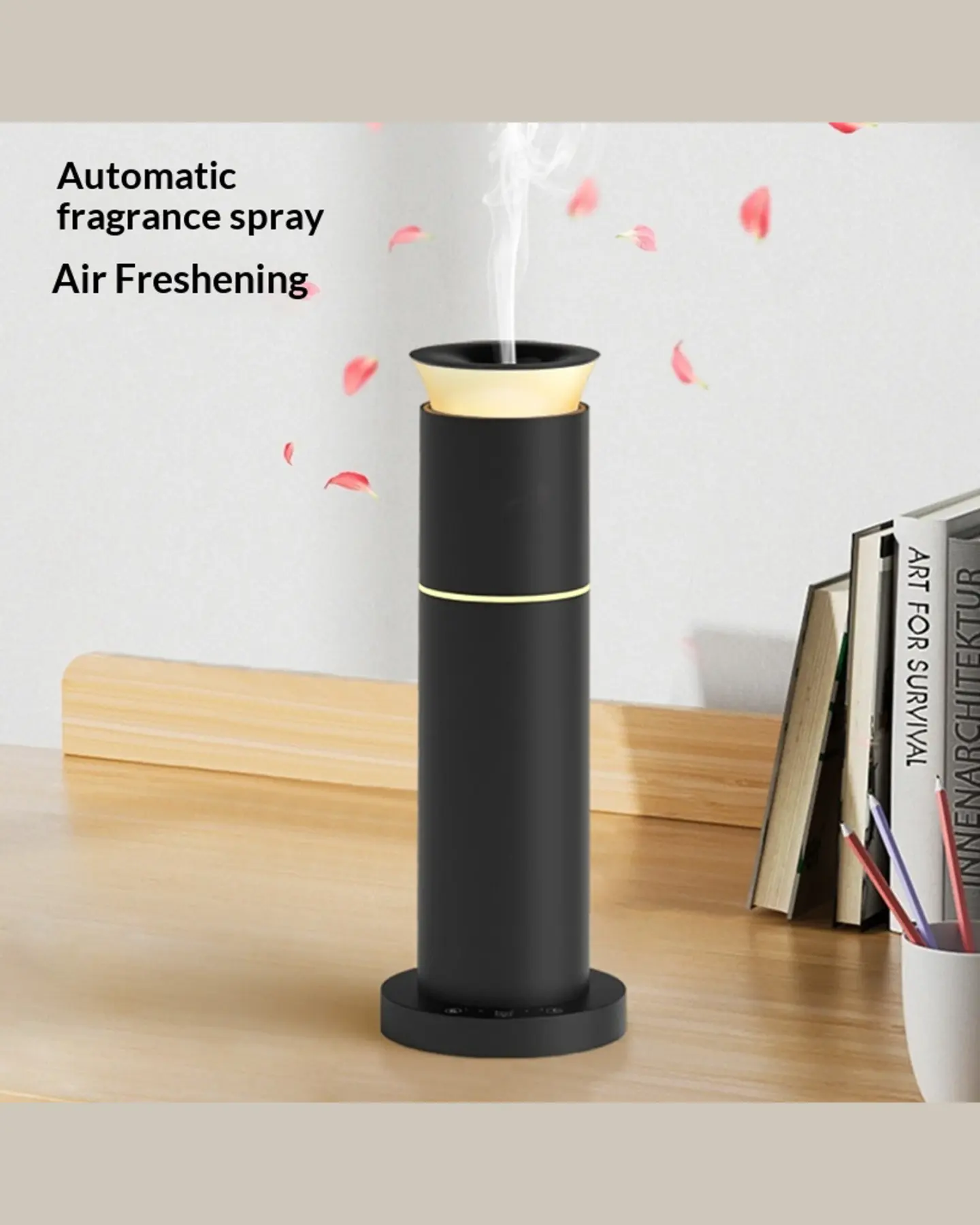 Waterless Essential Oil Diffuser, Cordless Nebulizer with Timer, view 5