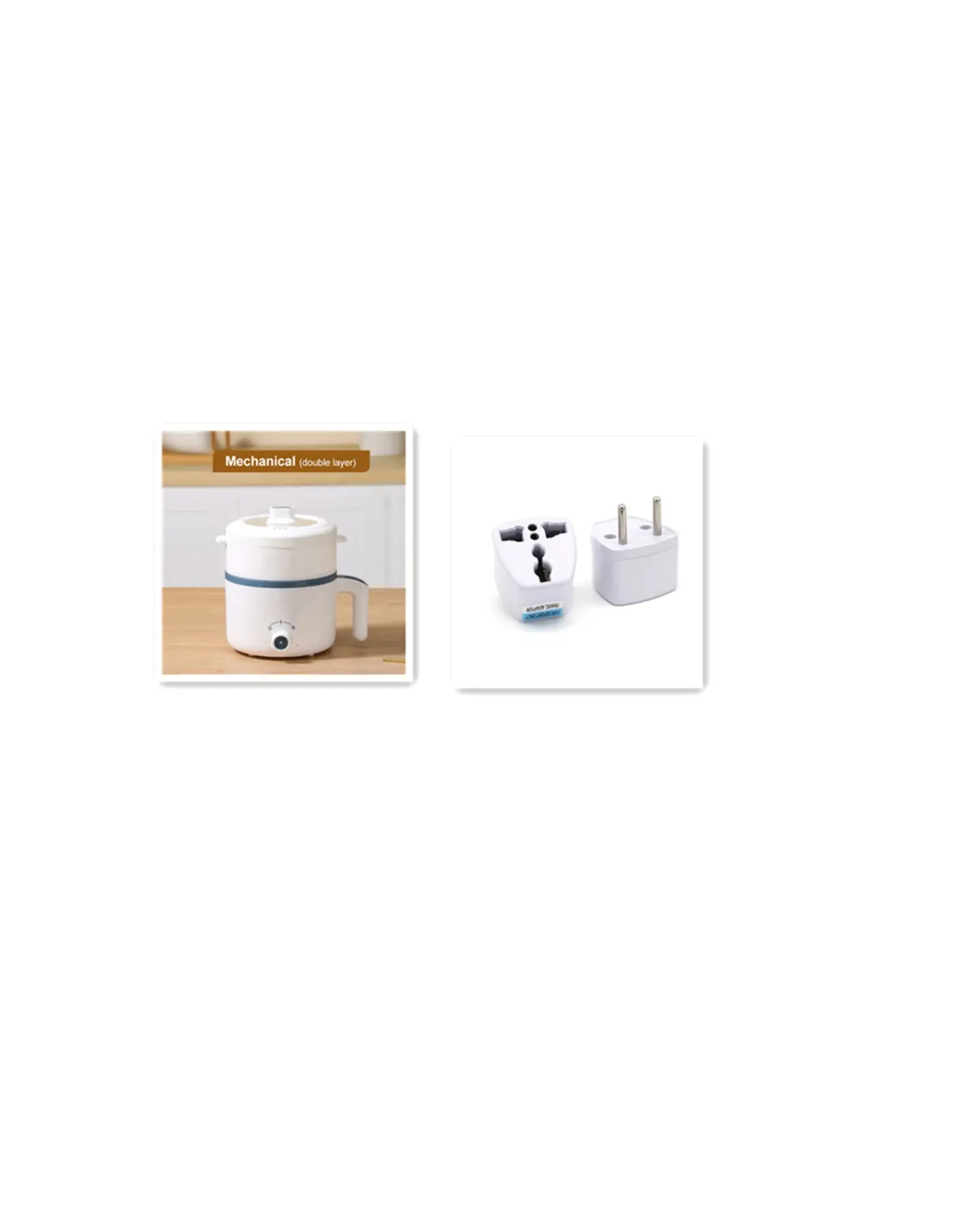 Mini Rice Cooker with Ceramic Pot and Steamer, Small 1-2 Person, view 6