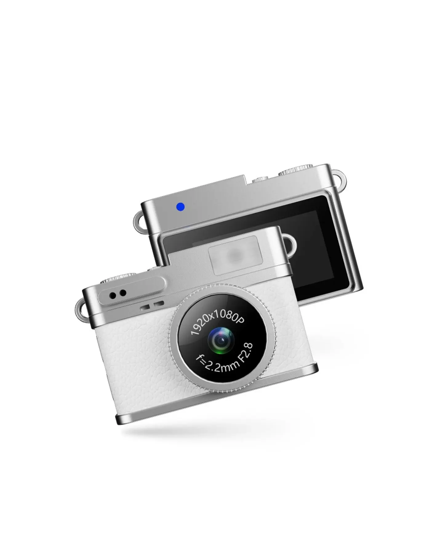 Retro Mini Digital Camera with Necklace Strap, Pocket Size, view 6