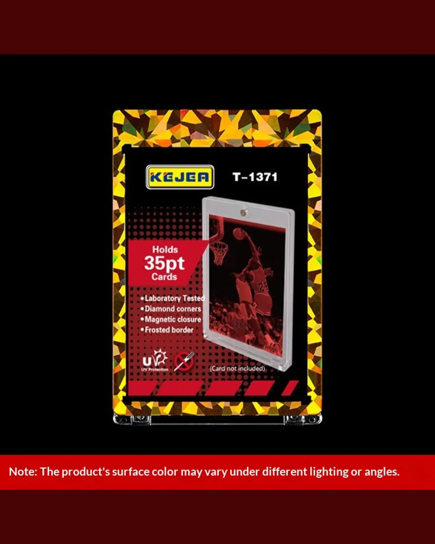 Magnetic Card Holders 35pt, Shatter-Effect Acrylic Top Loaders