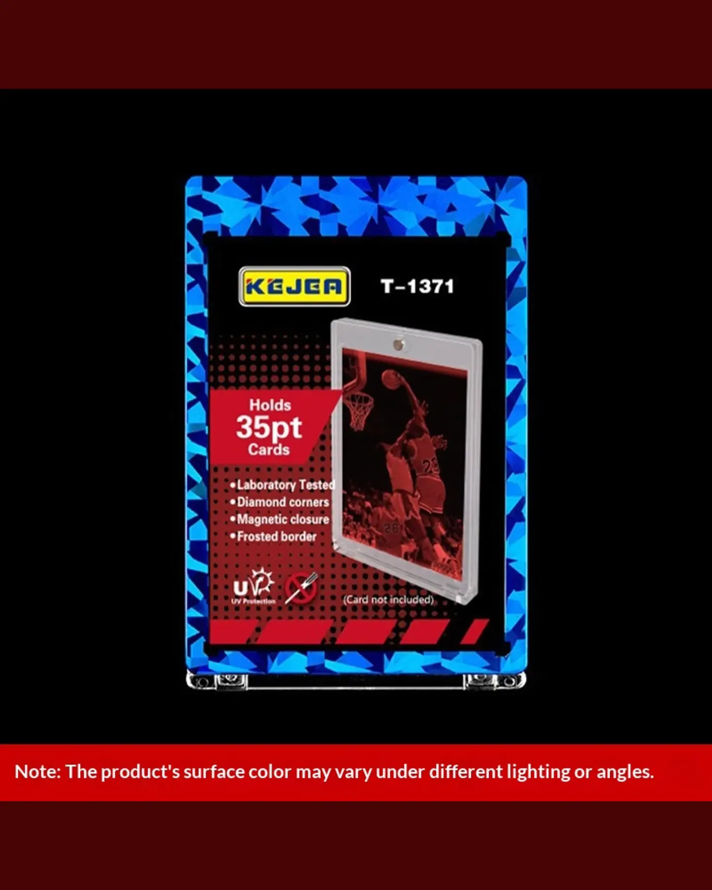 Magnetic Card Holders 35pt, Shatter-Effect Acrylic Top Loaders, view 7