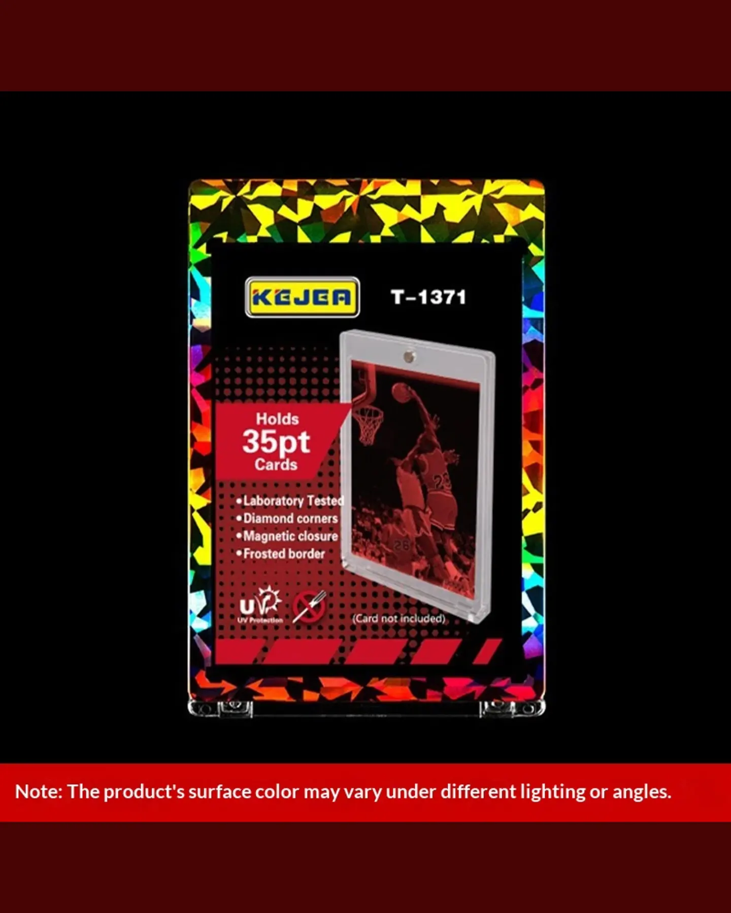 Magnetic Card Holders 35pt, Shatter-Effect Acrylic Top Loaders, view 8