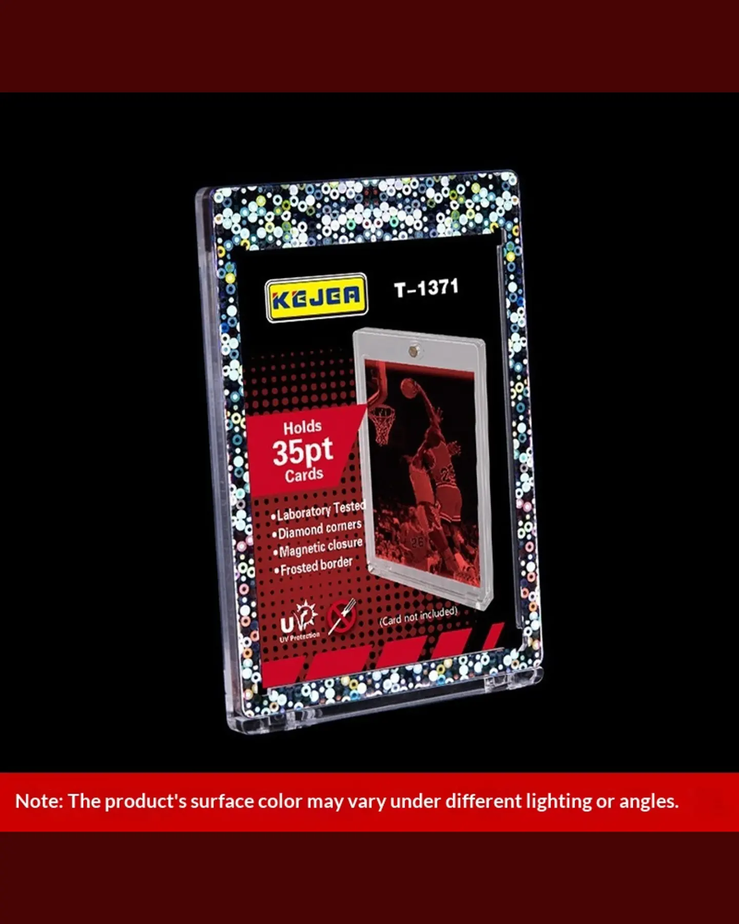 Magnetic Card Holders 35pt, Shatter-Effect Acrylic Top Loaders, view 9