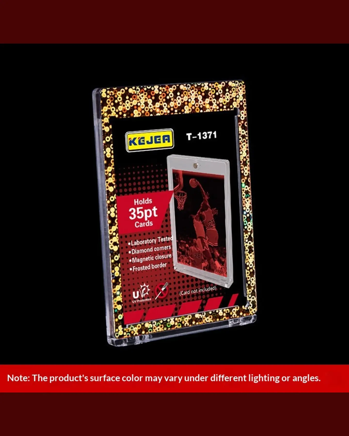 Magnetic Card Holders 35pt, Shatter-Effect Acrylic Top Loaders, view 10